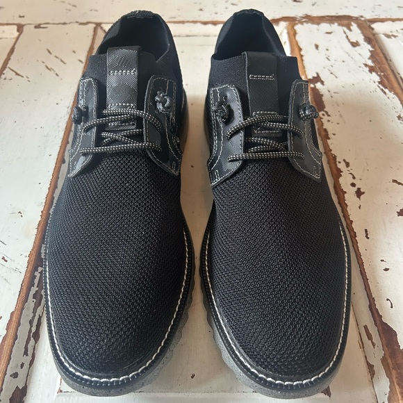 Johnston & Murphy Other - DUNCAN PLAIN TOE MEN'S SHOES SIZE 10.5 M Black KNIT JOHNSTON MURPHY